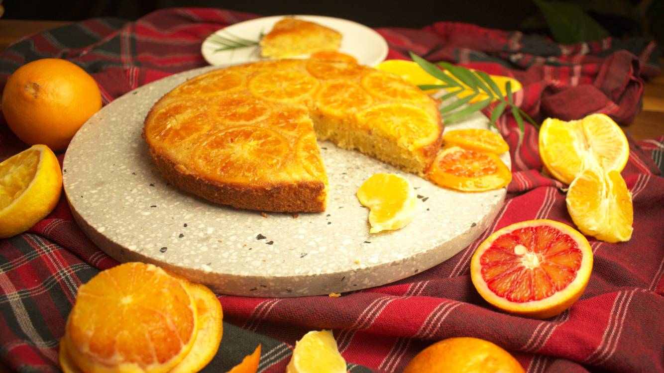 blood orange cake