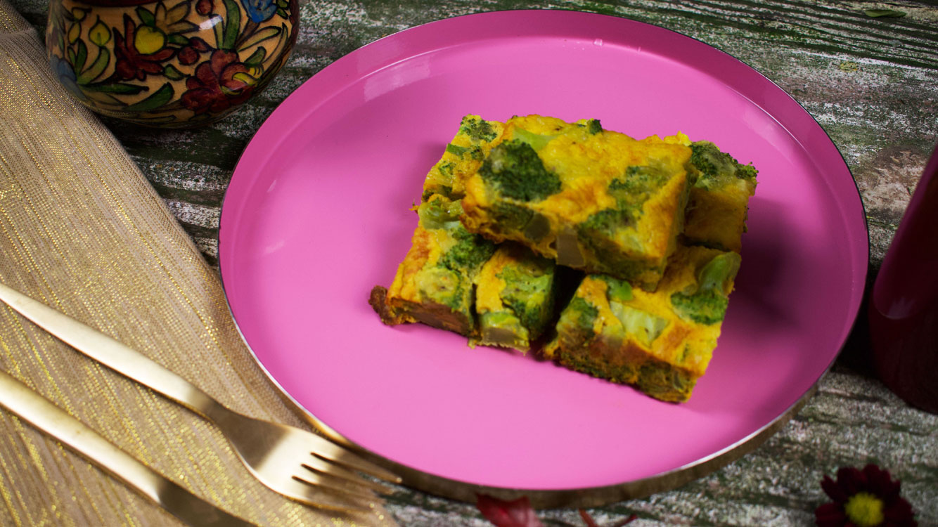 broccoli and cheese frittata
