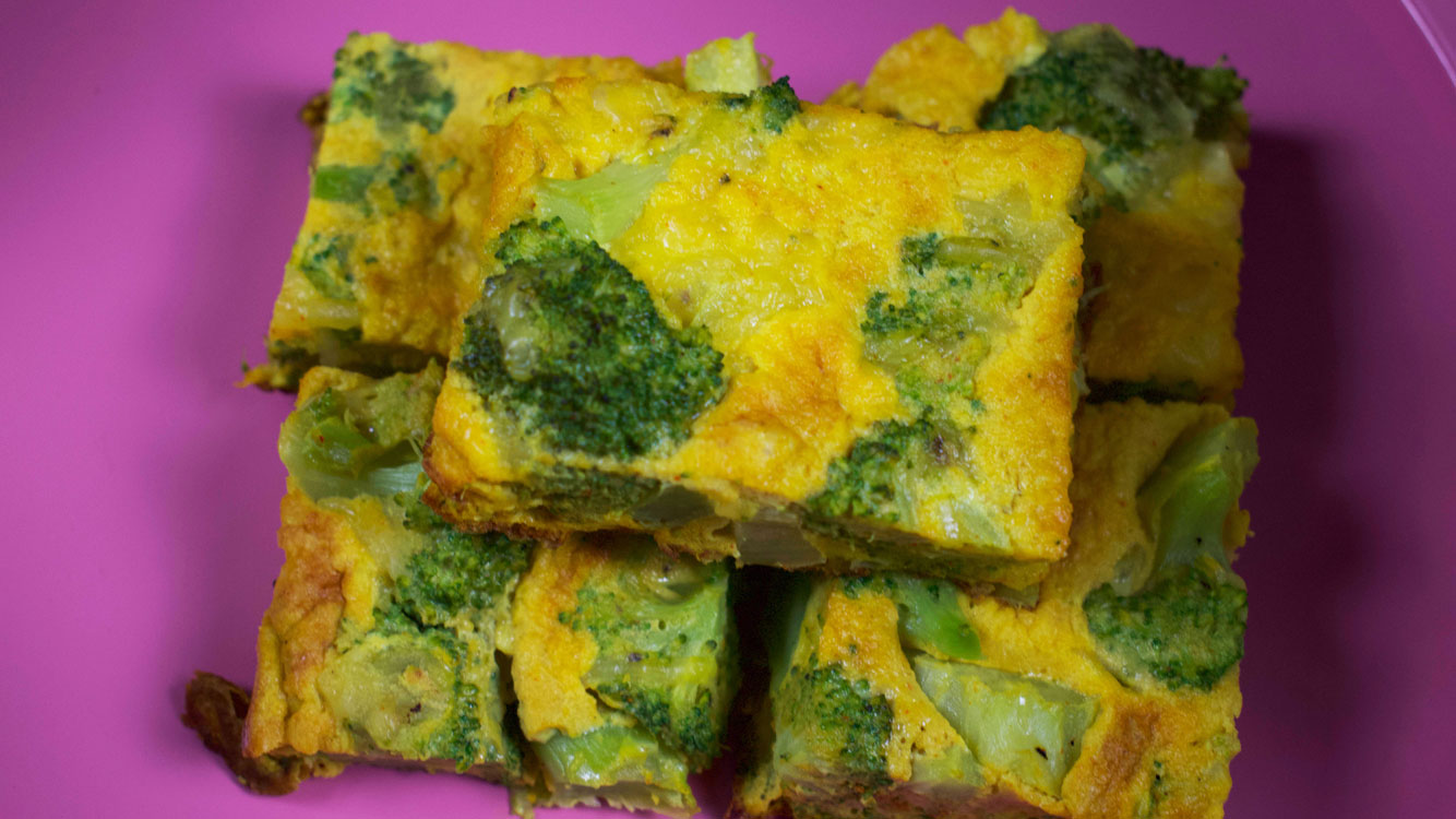 broccoli and cheese frittata