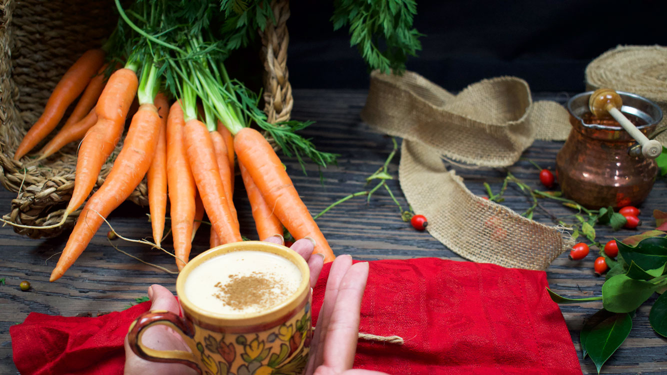 carrot spice latte