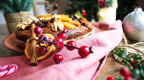 Christmas fruit cake