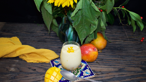 mango and coconut milk