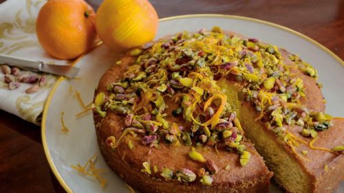pistachio orange cake