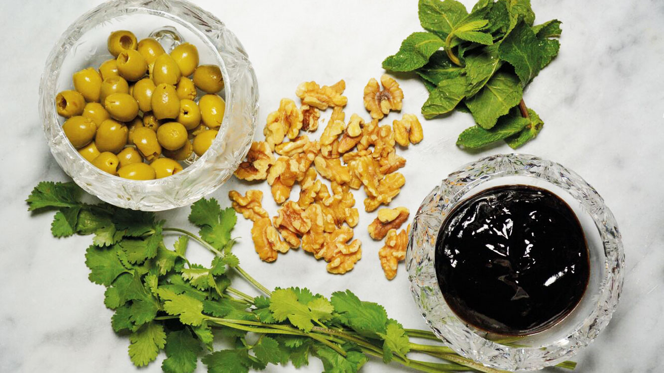 Persian marinated olives