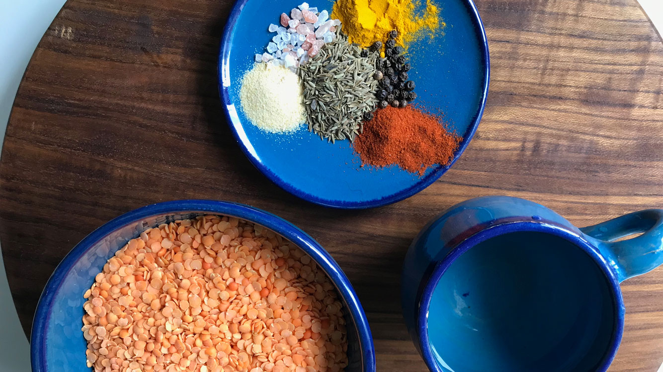 red lentil bread